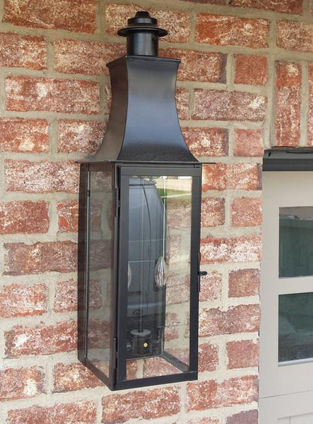 Luxe Copper Lantern - Outdoor - Tower Lighting