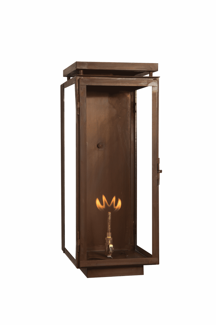 Finlay Copper Gas Lantern - Wall Mount– Tower Lighting