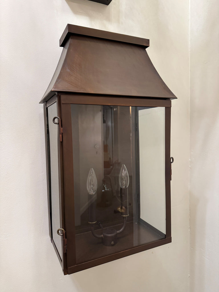 Sonoma Copper Lantern - Wall Mount Gas or Electric– Tower Lighting