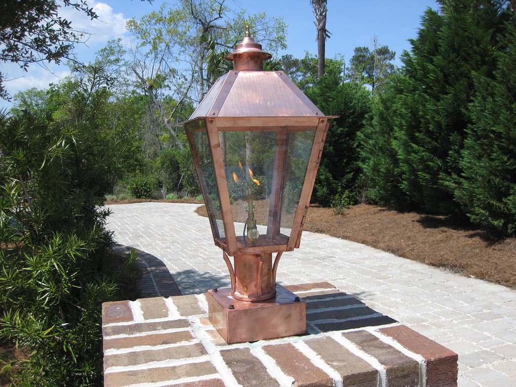 Gas Post Lantern Lights Post Lights